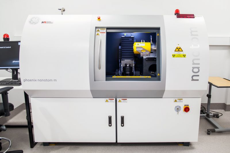 Micro-computed tomography system used for high-resolution non-destructive 3D imaging