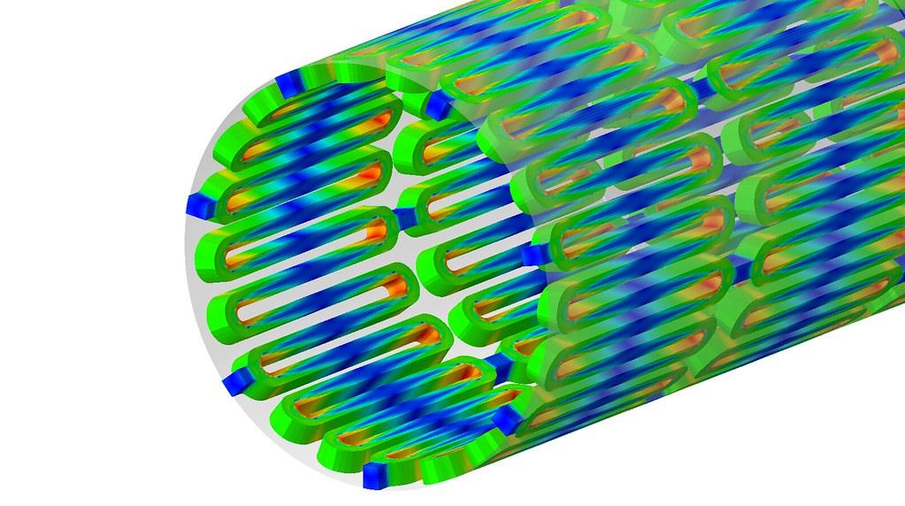 Computational modeling and simulation visualization used for materials and biomedical data analysis