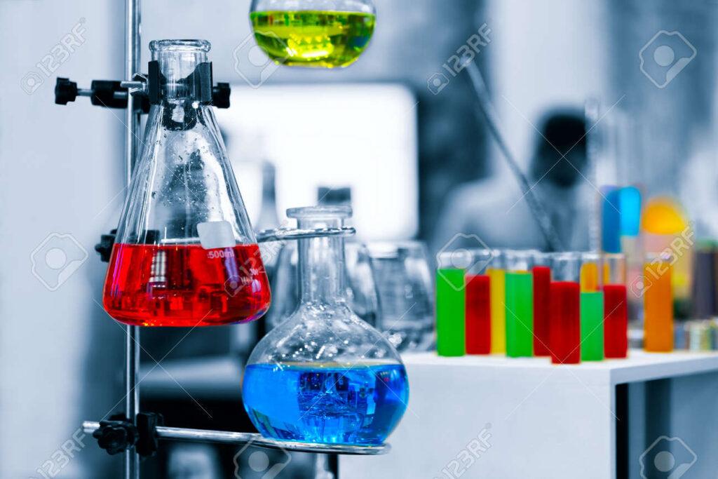 Chemical samples prepared for long-term temperature and humidity exposure testing