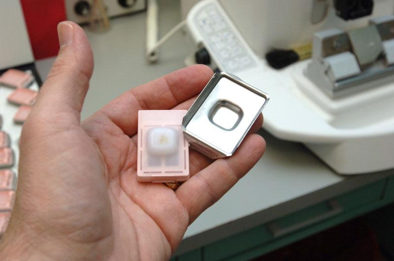 Tissue embedding process in the mold