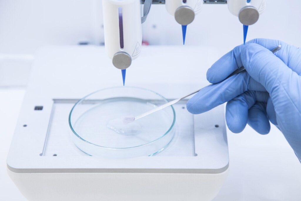 Bio ink printing Materials Metric