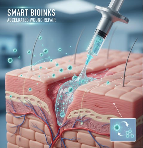 Wound Healing Bioink at materials metric
