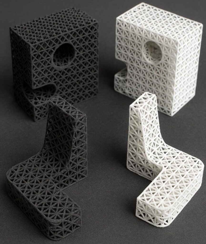 Additive manufacturing tereolithography (SLS) at Materials Metric -customized print